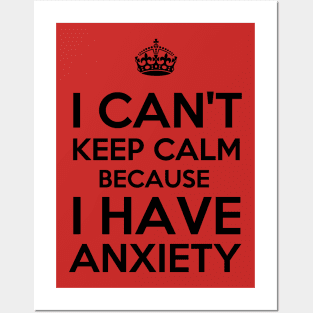 Keep Anxious Posters and Art